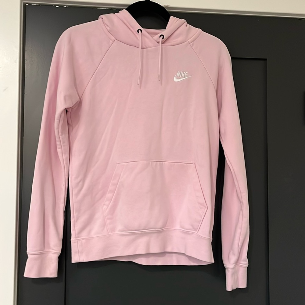 Nike Girl Hoodie Light Pink, basic logo, size XS